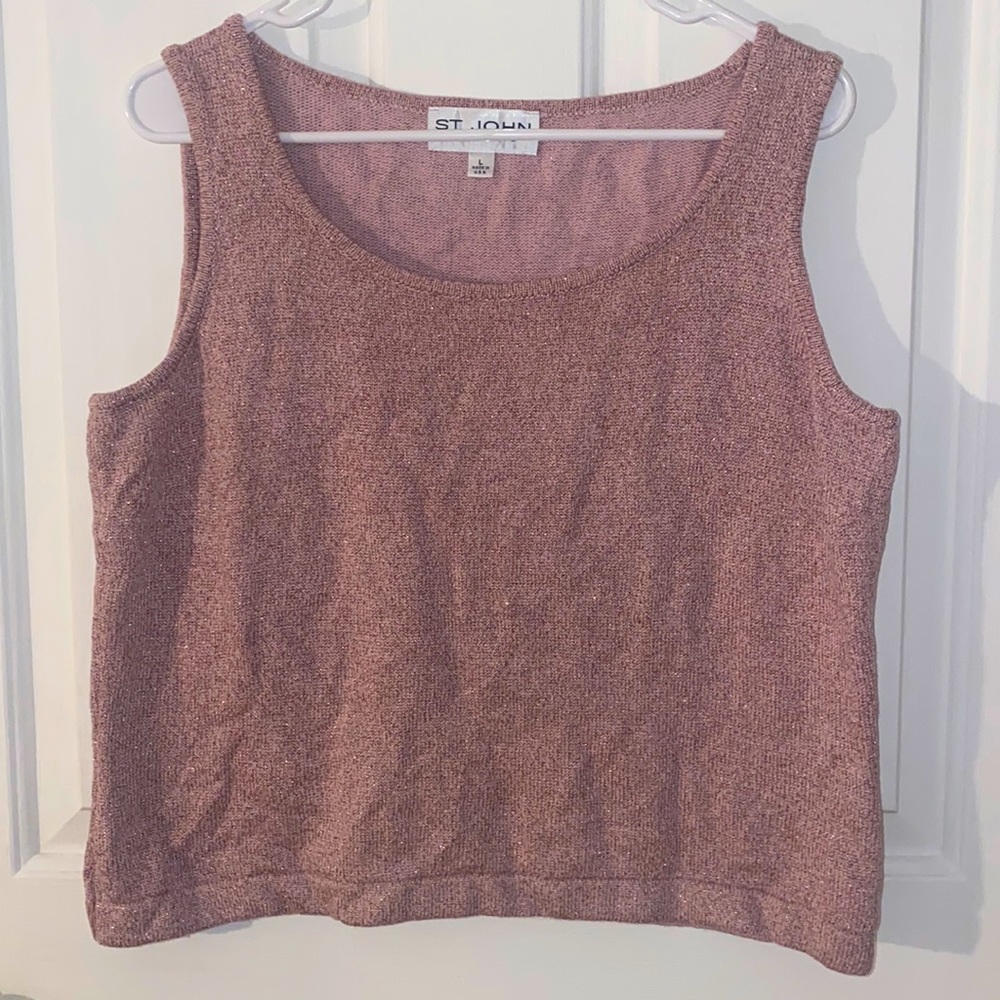 St. John Rose Tank Top